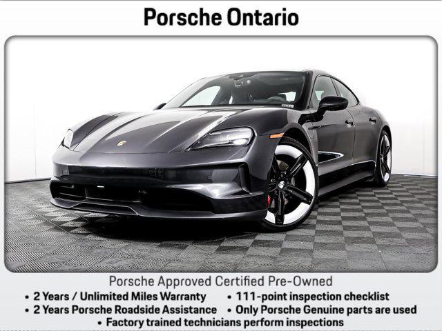 used 2025 Porsche Taycan car, priced at $126,881