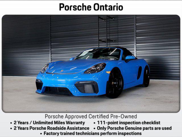 used 2023 Porsche 718 Spyder car, priced at $141,881