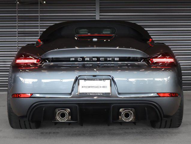 new 2025 Porsche 718 Spyder car, priced at $220,255
