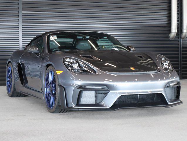 new 2025 Porsche 718 Spyder car, priced at $220,255