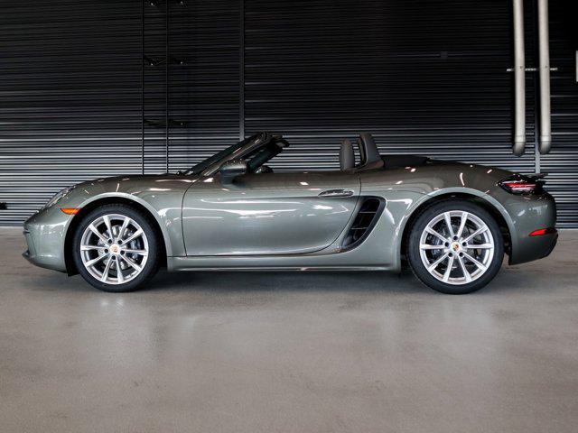 new 2025 Porsche 718 Boxster car, priced at $84,245