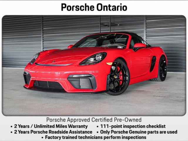 used 2021 Porsche 718 Spyder car, priced at $122,881