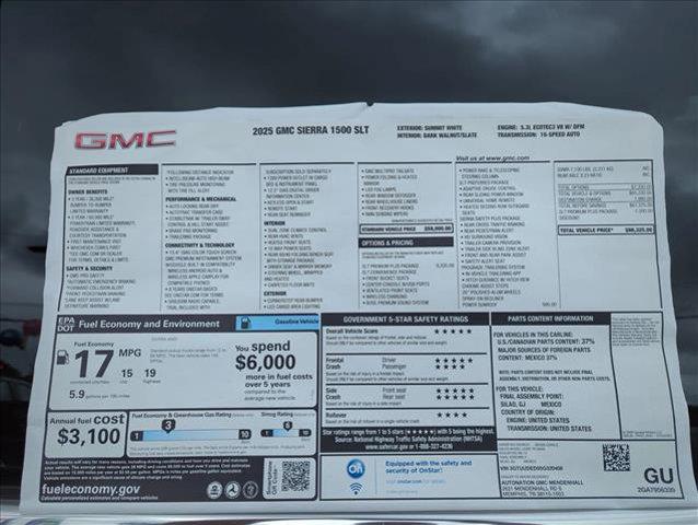 new 2025 GMC Sierra 1500 car, priced at $62,775