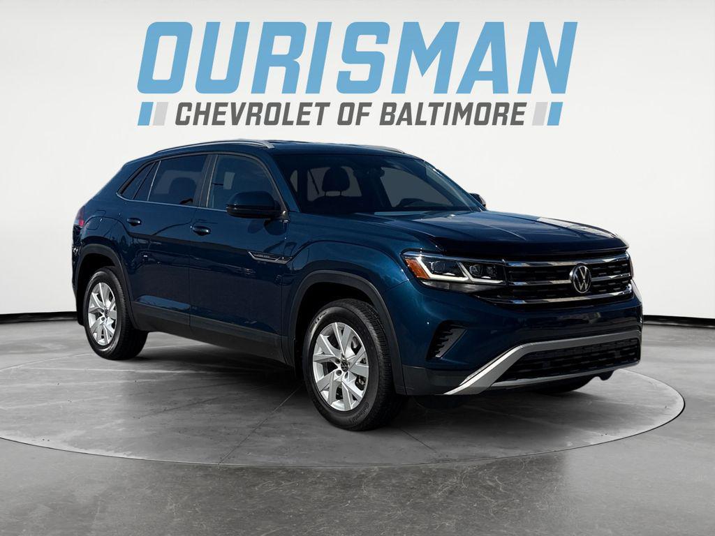 used 2021 Volkswagen Atlas Cross Sport car, priced at $20,000