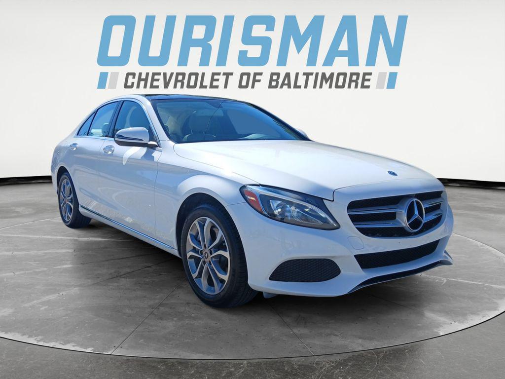 used 2018 Mercedes-Benz C-Class car, priced at $17,500