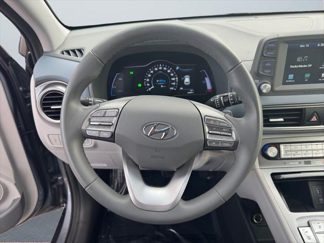 used 2021 Hyundai Kona EV car, priced at $18,500