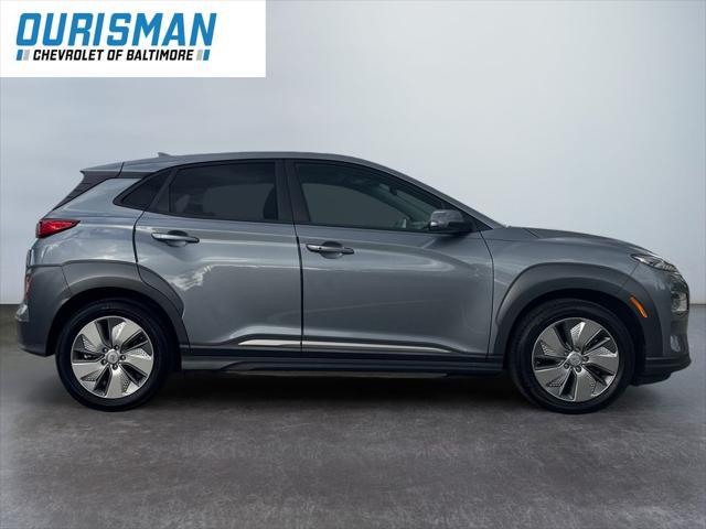 used 2021 Hyundai Kona EV car, priced at $18,500