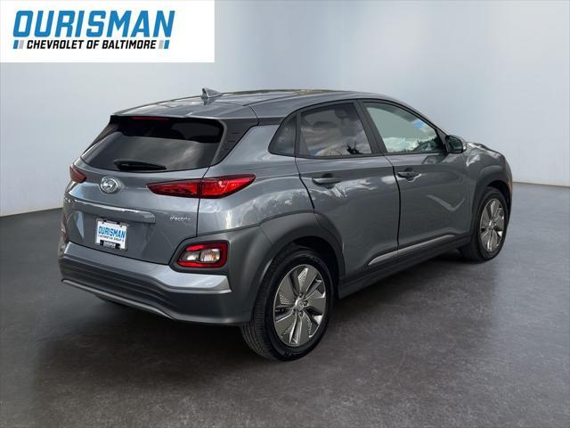 used 2021 Hyundai Kona EV car, priced at $18,500