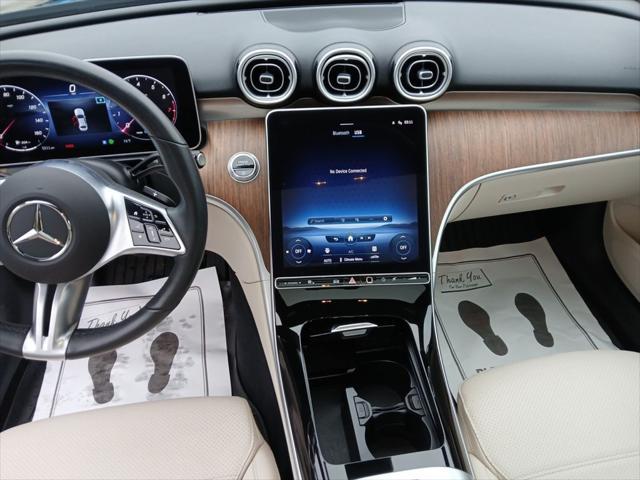 used 2022 Mercedes-Benz C-Class car, priced at $37,000