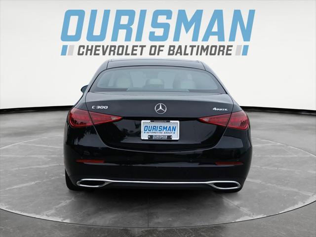 used 2022 Mercedes-Benz C-Class car, priced at $37,000