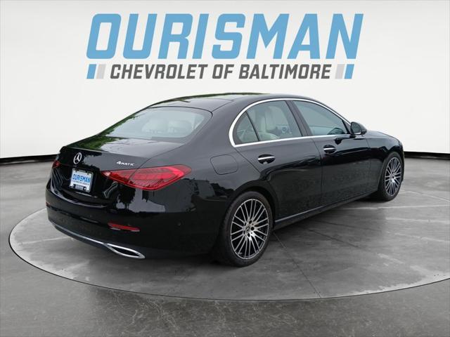 used 2022 Mercedes-Benz C-Class car, priced at $37,000