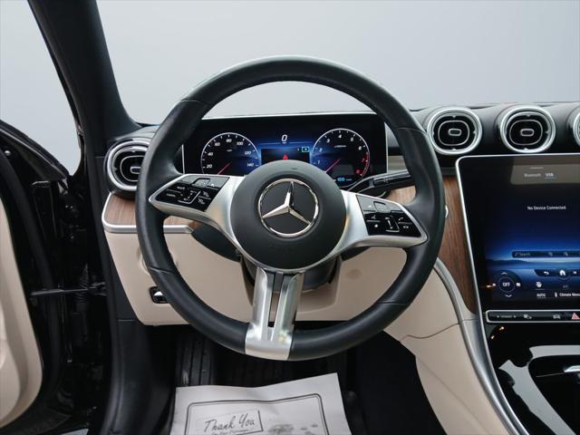 used 2022 Mercedes-Benz C-Class car, priced at $37,000