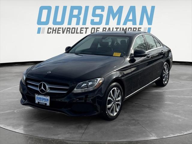 used 2018 Mercedes-Benz C-Class car, priced at $17,500