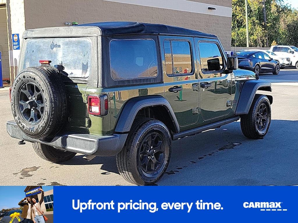 used 2021 Jeep Wrangler car, priced at $25,998