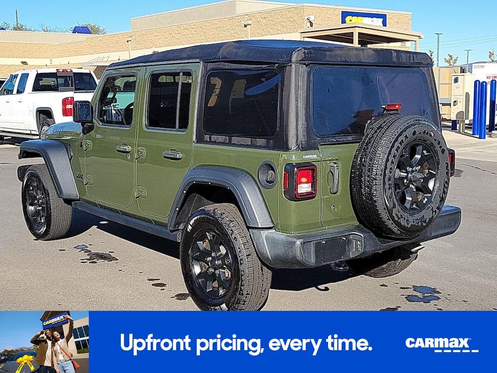 used 2021 Jeep Wrangler car, priced at $25,998