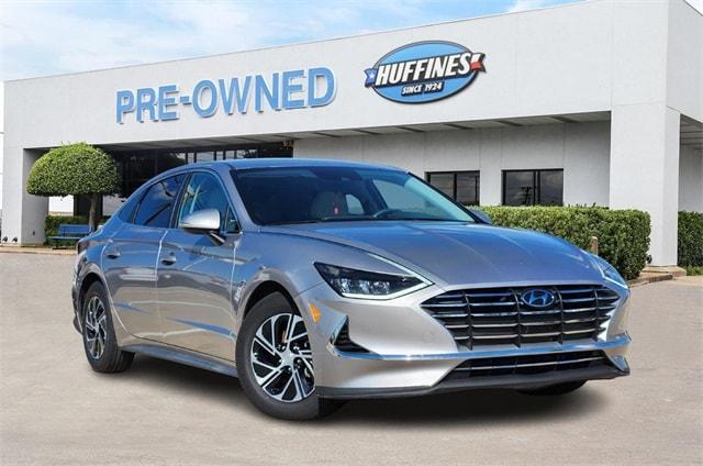 used 2021 Hyundai Sonata Hybrid car, priced at $18,491