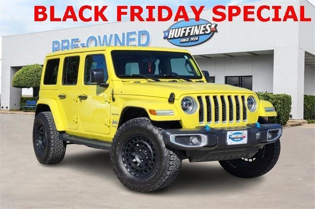 used 2022 Jeep Wrangler Unlimited 4xe car, priced at $34,691