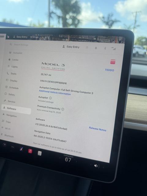used 2023 Tesla Model 3 car, priced at $31,889