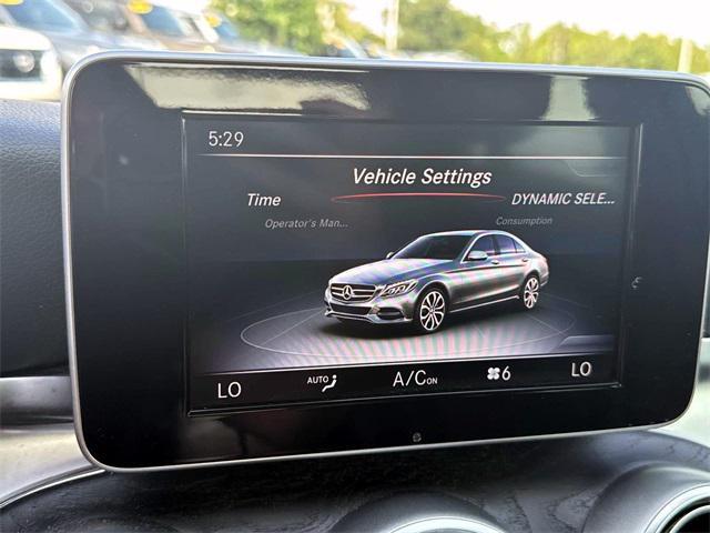 used 2017 Mercedes-Benz C-Class car, priced at $12,344