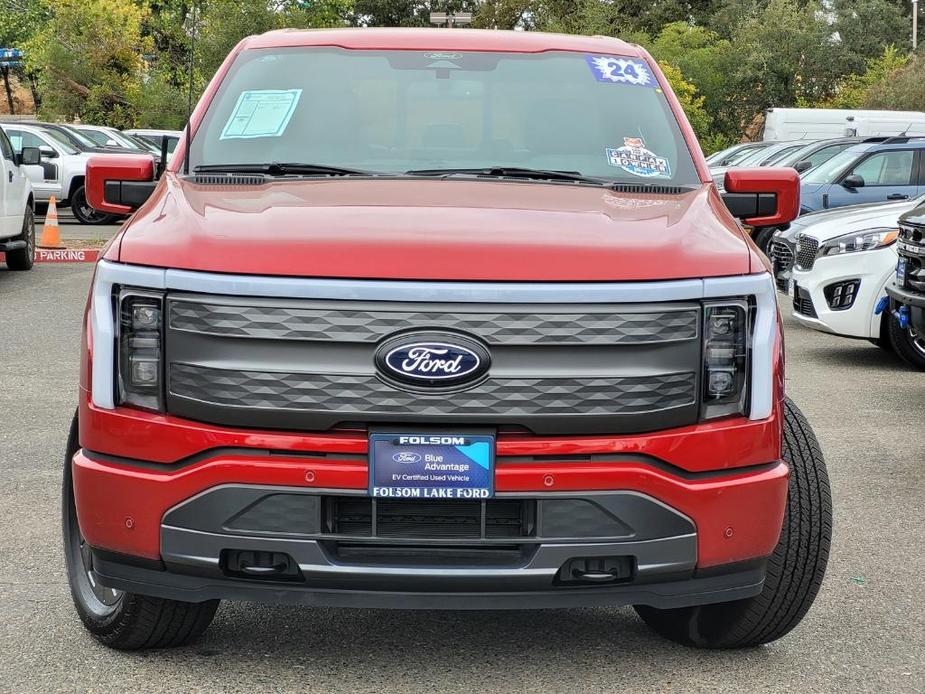 used 2024 Ford F-150 Lightning car, priced at $66,397