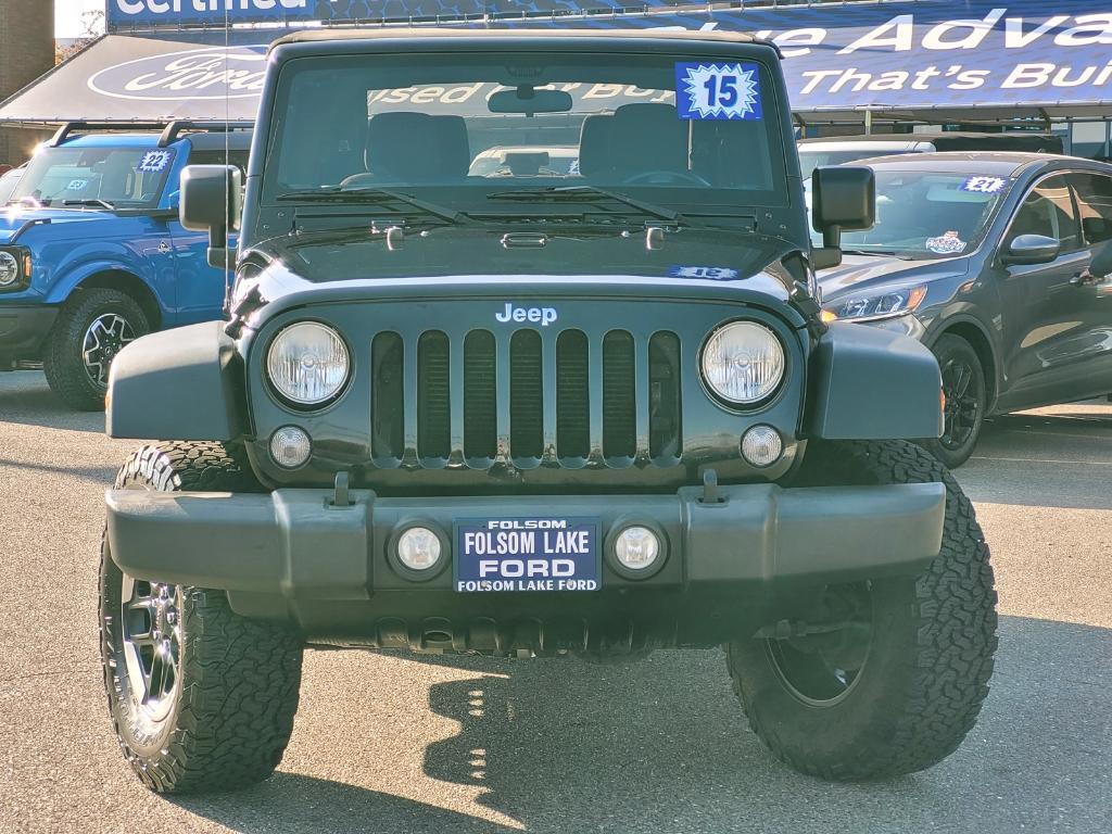 used 2015 Jeep Wrangler car, priced at $17,537