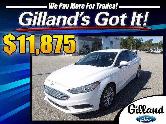 used 2017 Ford Fusion car, priced at $11,875