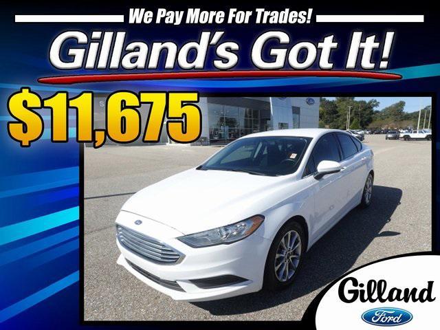 used 2017 Ford Fusion car, priced at $11,675