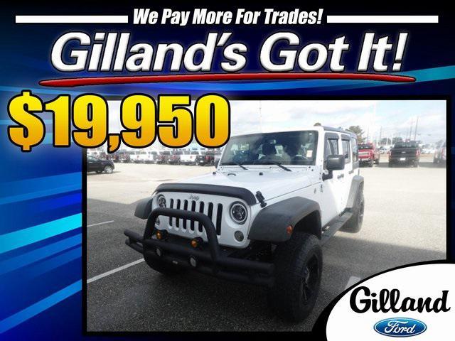 used 2016 Jeep Wrangler Unlimited car, priced at $19,950