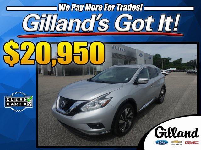 used 2018 Nissan Murano car, priced at $20,950