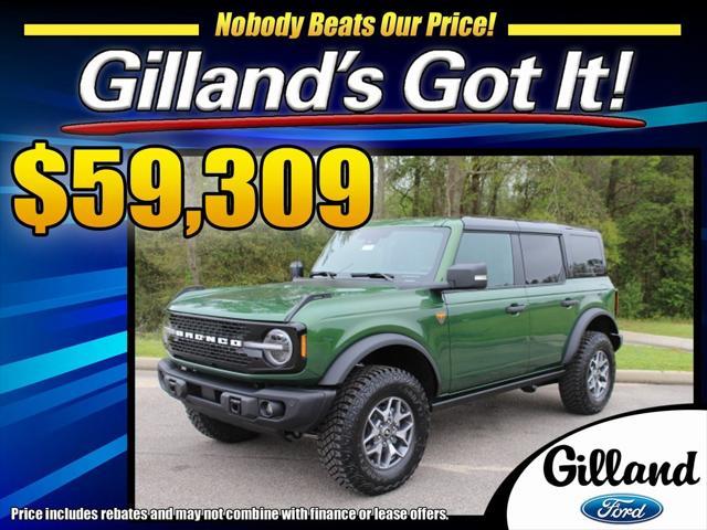 new 2025 Ford Bronco car, priced at $60,309