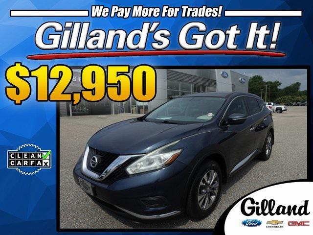 used 2015 Nissan Murano car, priced at $12,950