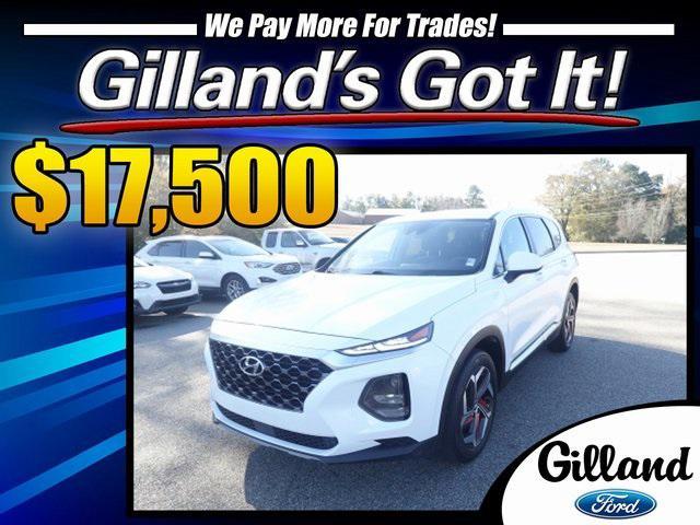 used 2020 Hyundai Santa Fe car, priced at $17,500