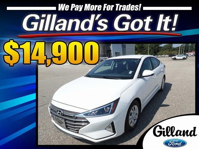 used 2019 Hyundai Elantra car, priced at $14,900