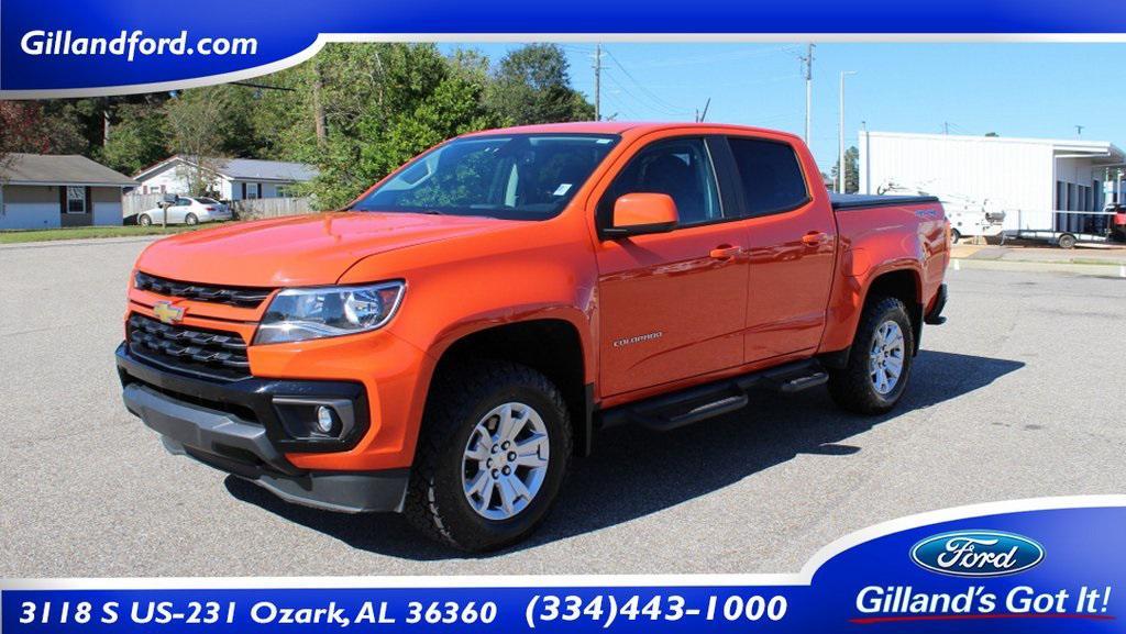 used 2021 Chevrolet Colorado car, priced at $27,487