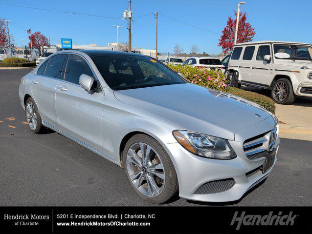 used 2018 Mercedes-Benz C-Class car, priced at $23,990