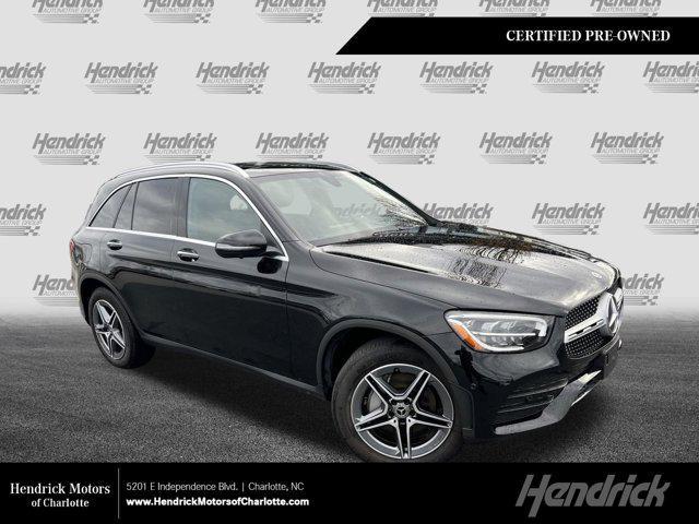 used 2021 Mercedes-Benz GLC 300 car, priced at $35,990