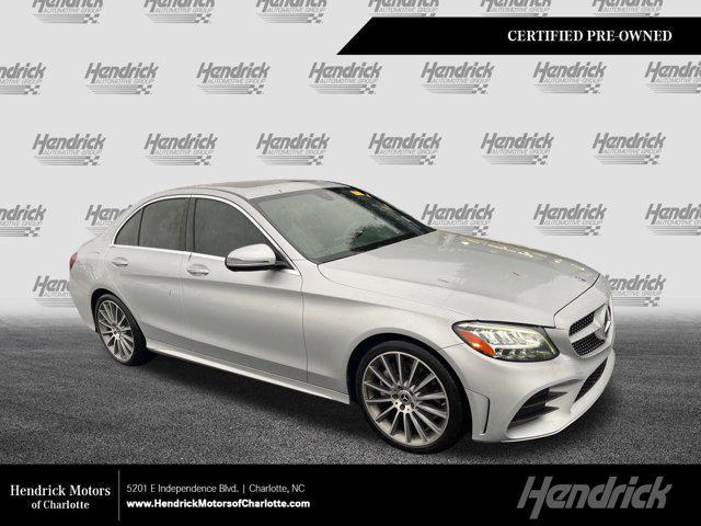 used 2021 Mercedes-Benz C-Class car, priced at $32,990