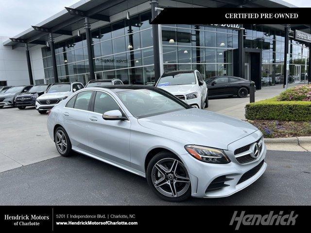 used 2021 Mercedes-Benz C-Class car, priced at $34,990