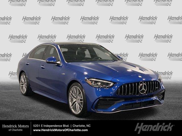 new 2024 Mercedes-Benz AMG C 43 car, priced at $68,410