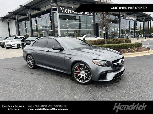 used 2018 Mercedes-Benz AMG E 63 car, priced at $73,990