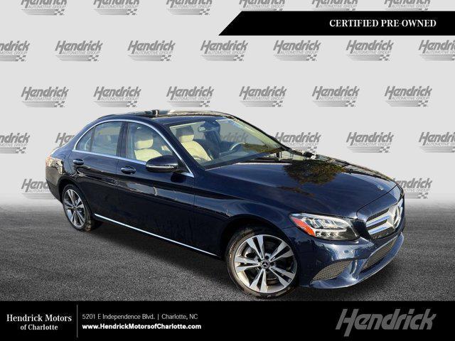 used 2021 Mercedes-Benz C-Class car, priced at $30,990