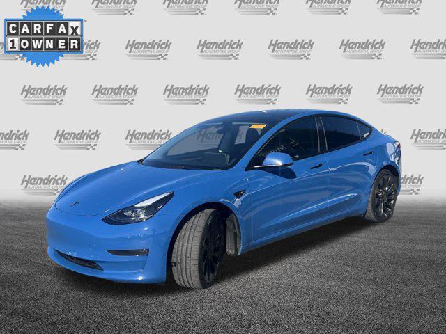 used 2023 Tesla Model 3 car, priced at $34,490