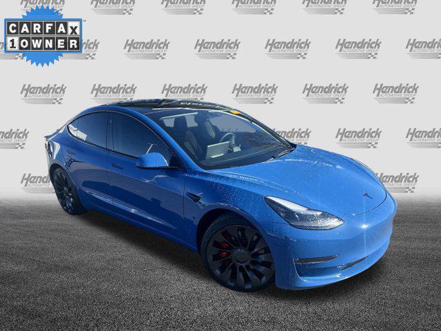 used 2023 Tesla Model 3 car, priced at $34,490