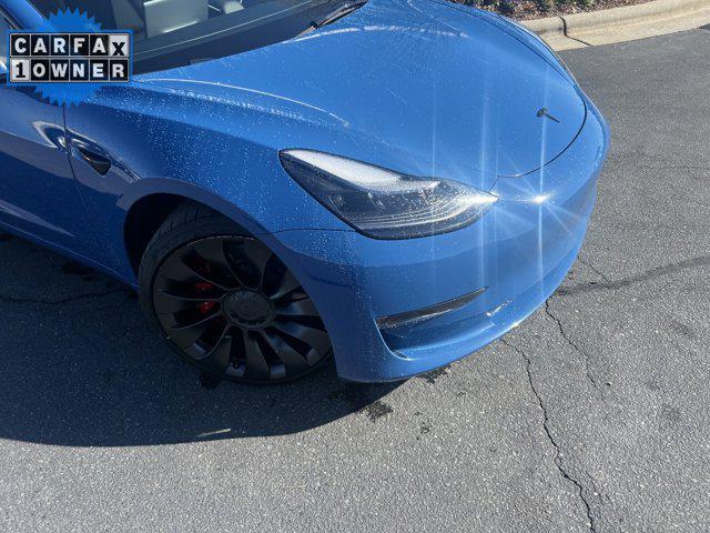 used 2023 Tesla Model 3 car, priced at $34,490