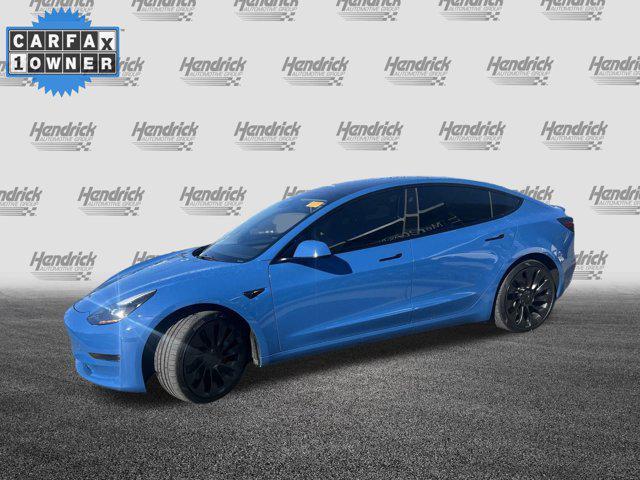 used 2023 Tesla Model 3 car, priced at $34,490