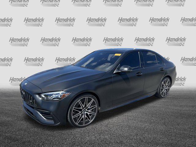 used 2024 Mercedes-Benz AMG C 43 car, priced at $59,990