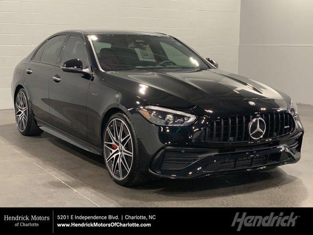 new 2024 Mercedes-Benz AMG C 43 car, priced at $76,095