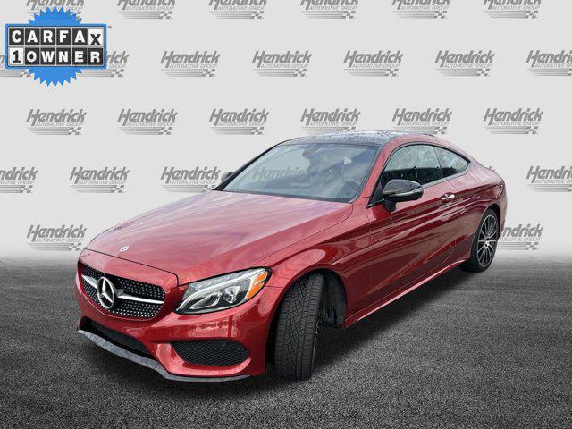 used 2018 Mercedes-Benz C-Class car, priced at $23,990