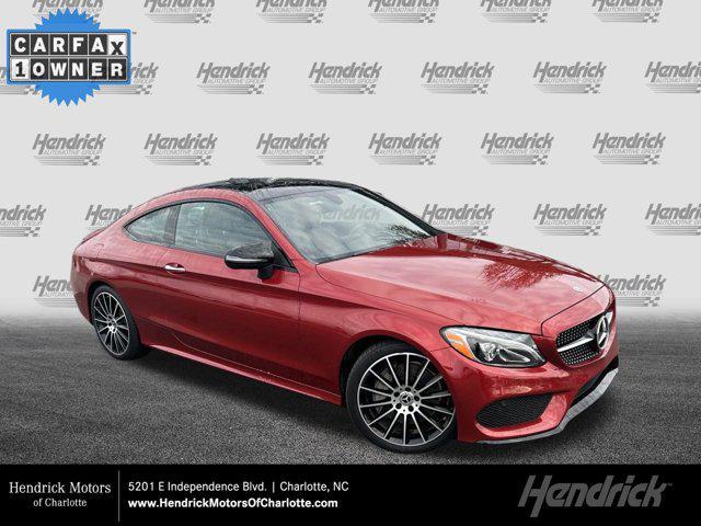 used 2018 Mercedes-Benz C-Class car, priced at $23,990