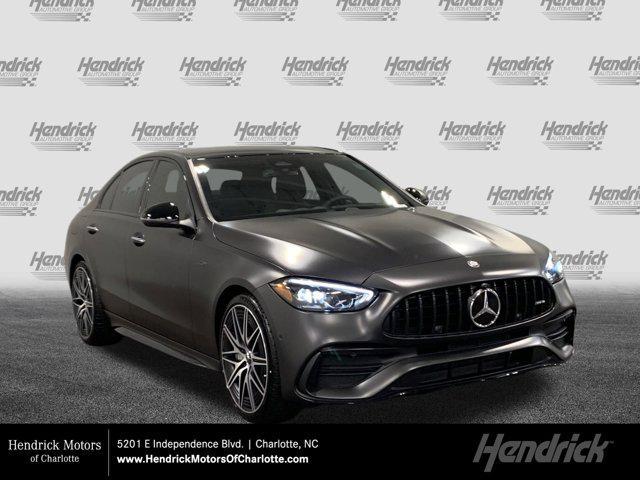new 2025 Mercedes-Benz AMG C 43 car, priced at $75,025